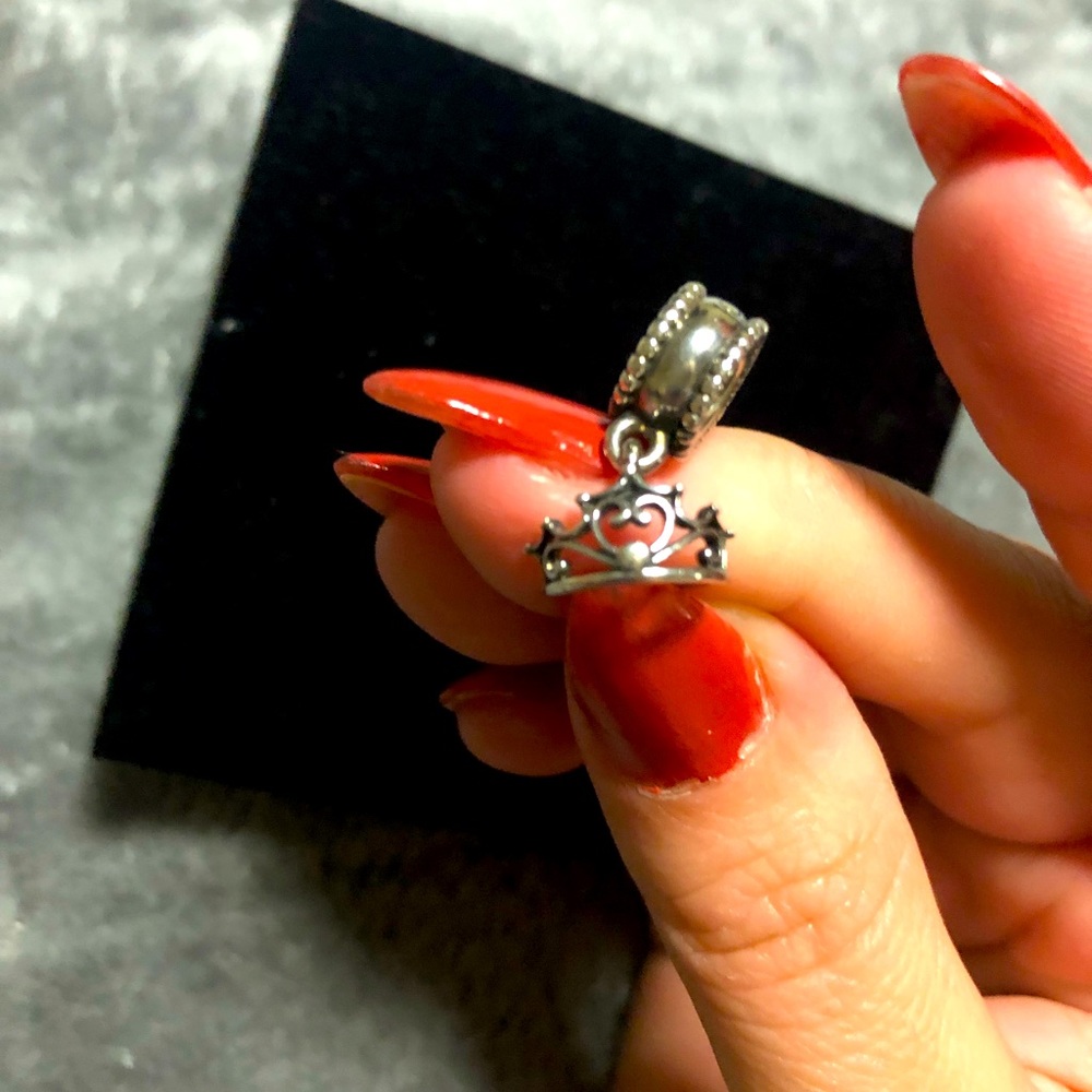 Ariel crown Pandora charm silver